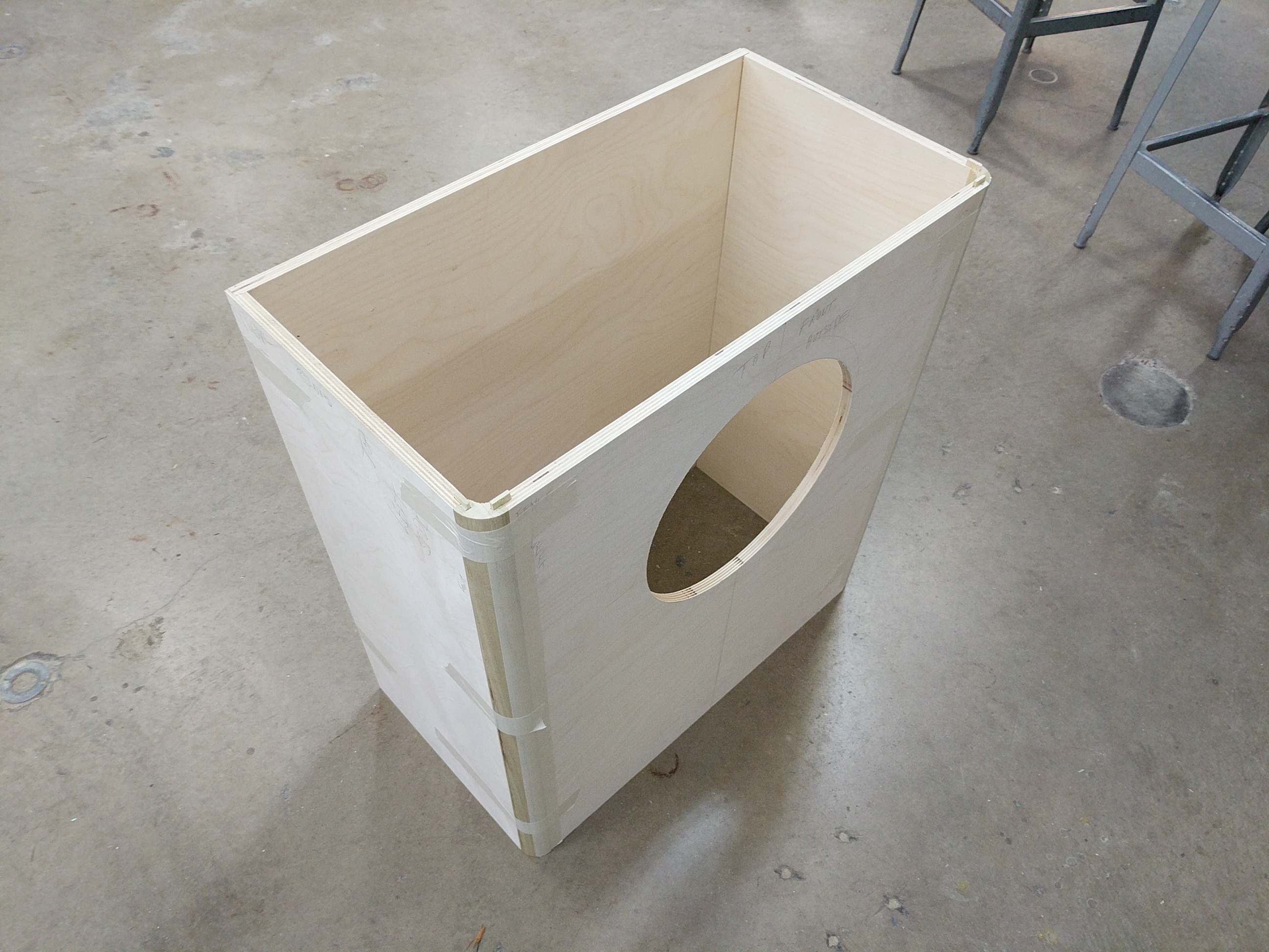 in progress wood model